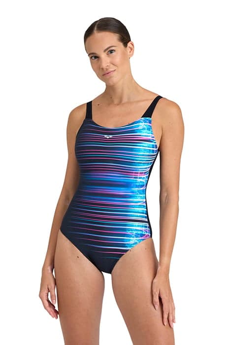 WOMEN'S BODYLIFT SWIMSUIT U BACK MARIA BLACK-BLACK MULTI by Arena