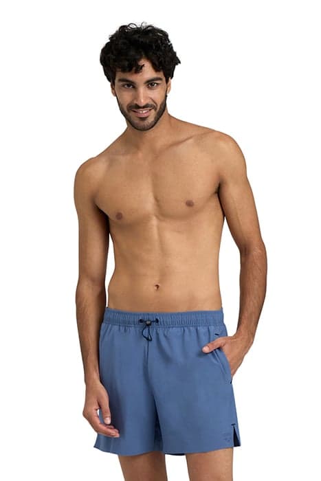 MEN'S ARENA EVO BEACH SHORT SOLID GREY BLUE by Arena