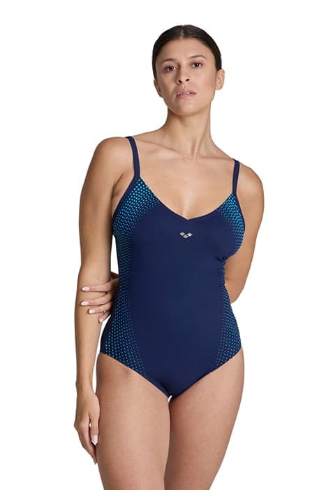 WOMEN'S BODYLIFT EMILIA SWIMSUIT LIGHTCR NAVY by Arena