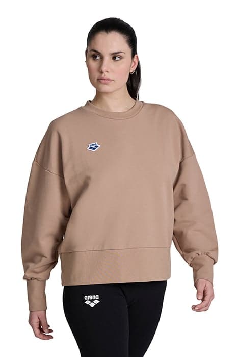 WOMEN'S OVERSIZED CREW NECK CARAMELO by Arena