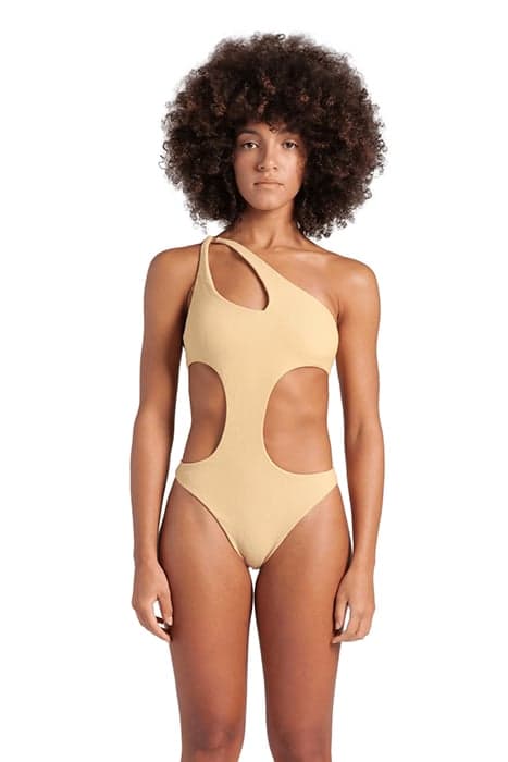 WOMEN'S ARENA TECH WOOL CUT OUT SWIMSUIT SAND by Arena