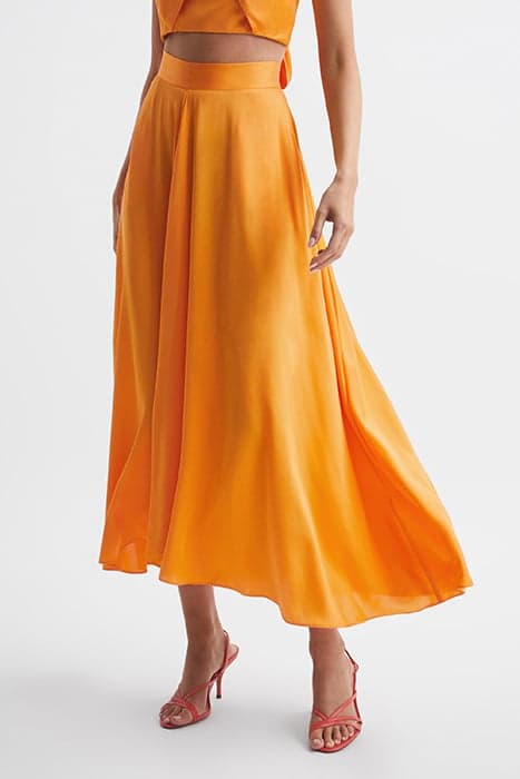 RUBY-OCCASION MAXI SKIRT ORANGE by Reiss