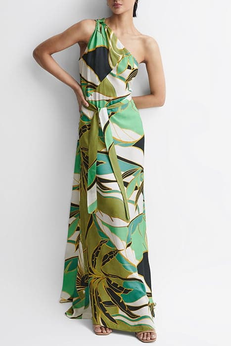 TINA-JUNGLE PRINT OCCASIO GREEN by Reiss