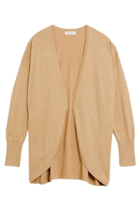 LEAH LONGLINE CARDI LIGHT NATURAL by White Stuff