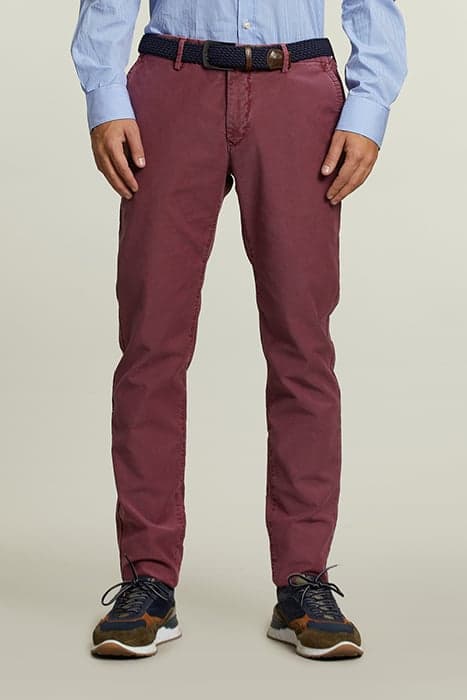 SLIM FIT COTTON CHINO MEDOC by River Woods