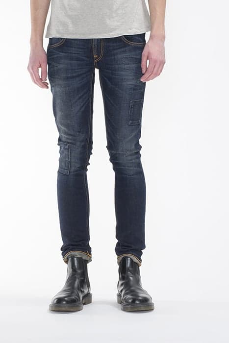 LONG JOHN DARK BLUE PATCH by Nudie Jeans Co