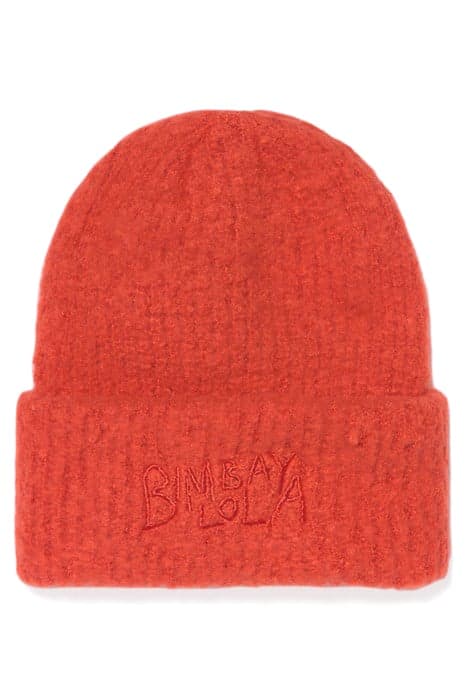 ORANGE KNIT HAT by Bimba y Lola