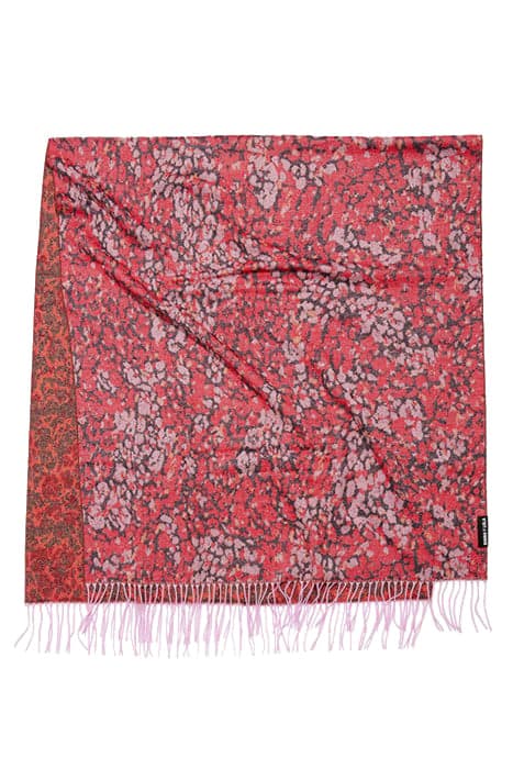 RED ANIMAL PRINT JACQUARD SHAWL by Bimba y Lola