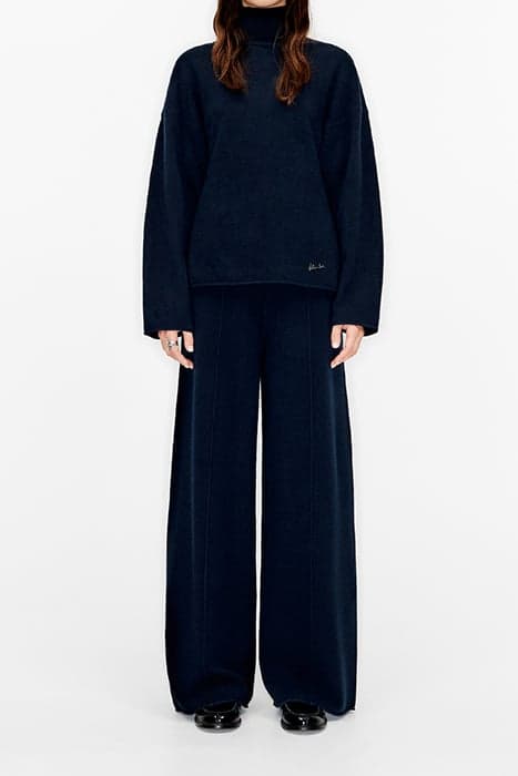 NAVY BLUE WOOL CULOTTES by Bimba y Lola