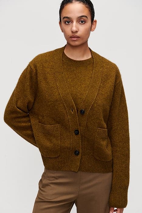 GABBY BOXY CARDIGAN MOSS by Zenggi