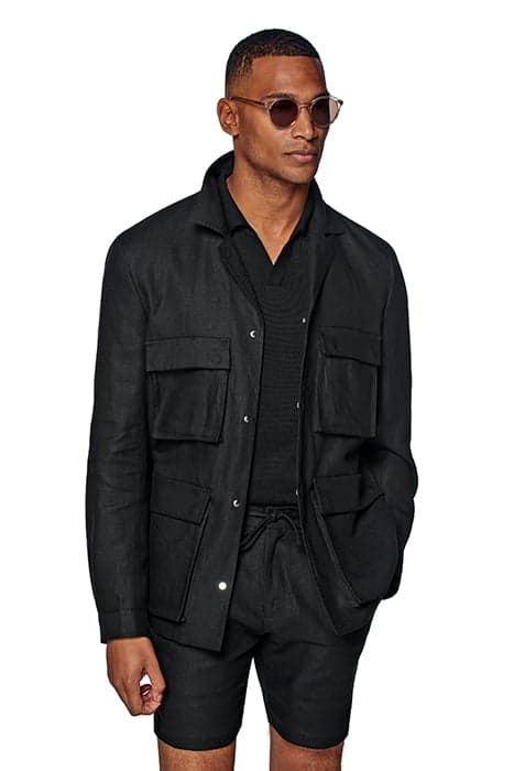 BLACK FIELD JACKET by Suitsupply