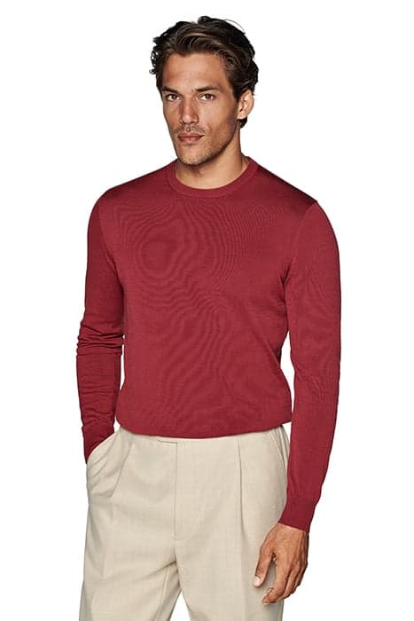 RED CREWNECK by Suitsupply