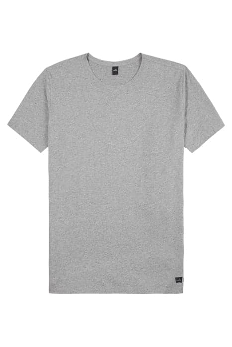 WOODS-CARBON | CREW NECK T-SHIRT MID GREY MELANGE by WAHTS