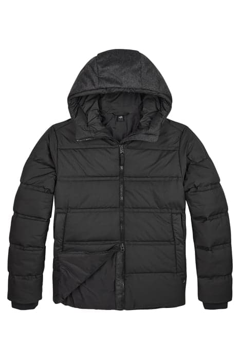 SETH | TECH NYLON PUFFER JACKET MATT BLACK by WAHTS