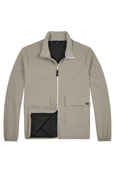 COLLINS | TECH STRETCH TRAVEL JACKET SLATE BEIGE by WAHTS