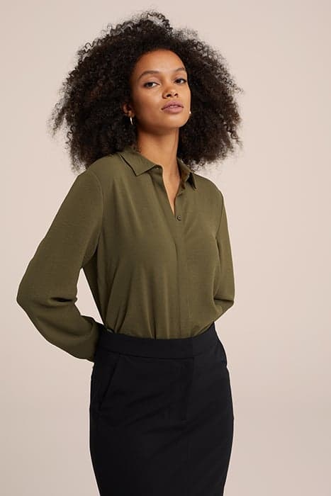 BLOUSE KHAKI by WE Fashion