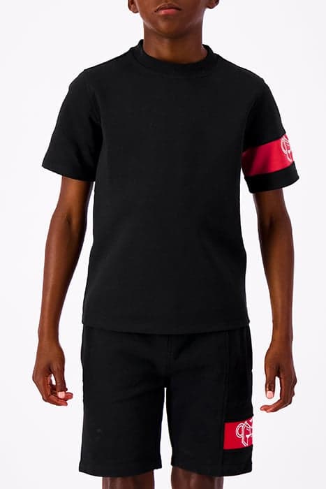 JR. COMMANDER TEE BLACK by Black Bananas