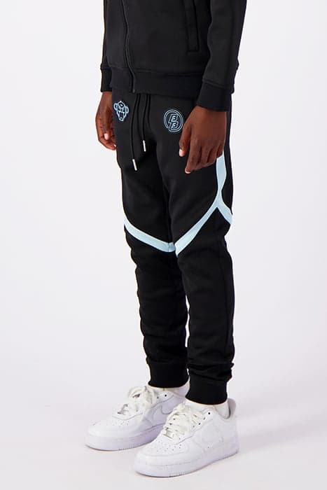 JR. COMPOUND TRACKPANTS BLACK by Black Bananas