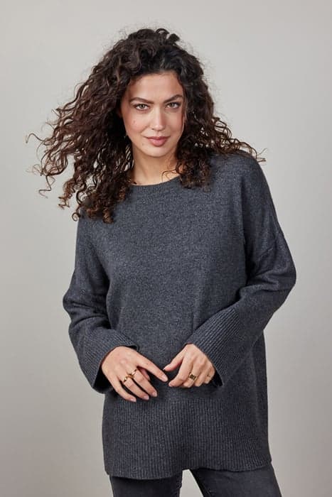 PULLOVER SOLE CASHMERE DARK GREY MELANGE by DIDI