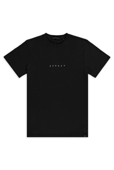 EMBROIDERY TEE BLACK by ASPACT