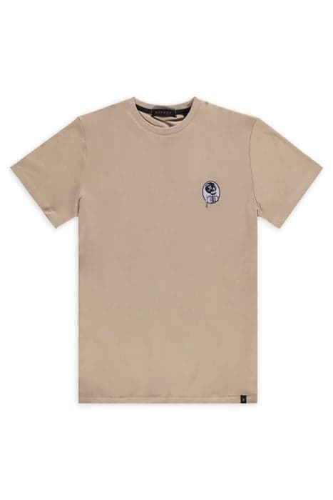 SKULL PORTRAIT TEE TAUPE by ASPACT