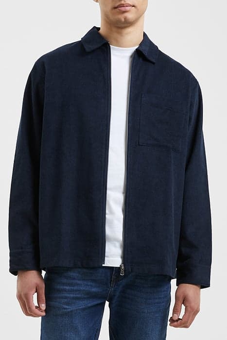 CORD OVERSHIRT BLUE by French Connection