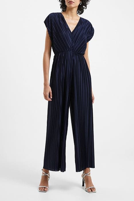 REGI PLEATED JUMPSUIT BLUE by French Connection