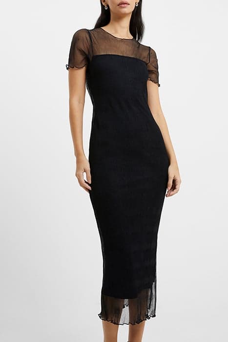 SASKIA RUCHED DRESS BLACK by French Connection