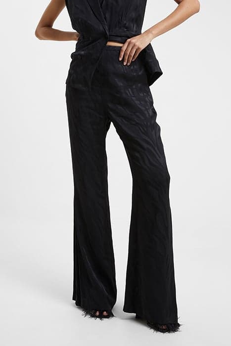 ABA SATIN TROUSER BLACK by French Connection