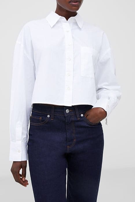 CRYSTAL ALISSA COTTON SHIRT WHITE by French Connection