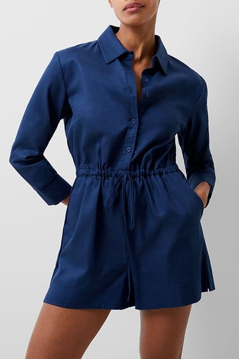 BODIE BLEND PLAYSUIT BLUE by French Connection