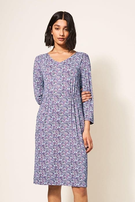 TALLIE JERSEY DRESS PLUM MULTI by White Stuff