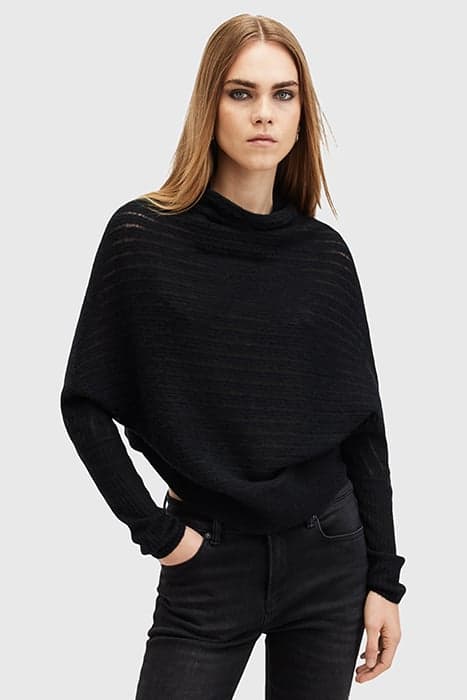 RIDLEY LADDER JUMPER BLACK by AllSaints