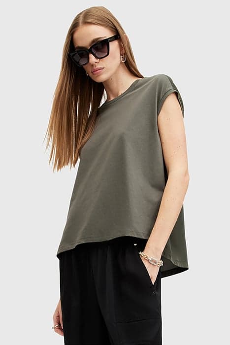 KALMA TOP TARMAC GREEN by AllSaints