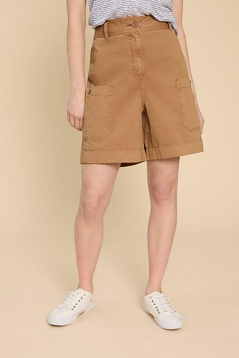 CARLIE CARGO SHORTS DARK NATURAL by White Stuff