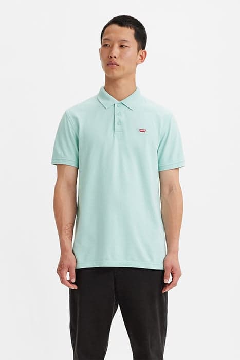 LEVIS HM POLO PASTEL TURQUOISE PIQUE by Levi's