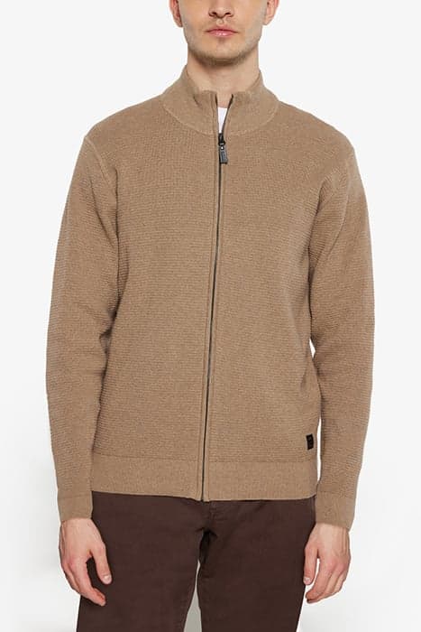 CONNORSI STRUCTURE CARDIGAN+ TOBACCO MELANGE by Signal