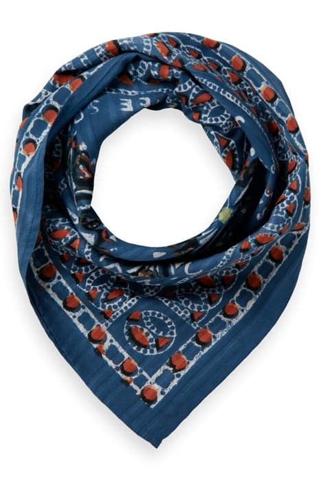 BANDANA SCARF B SIDES BANDANA MARINE by Scotch & Soda