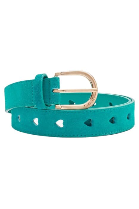 CUT IT OUT HEART BELT KEEP IT TEAL by Fabienne Chapot