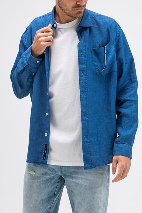 ROB LINEN SHIRT ARROW BLUE by Butcher of Blue