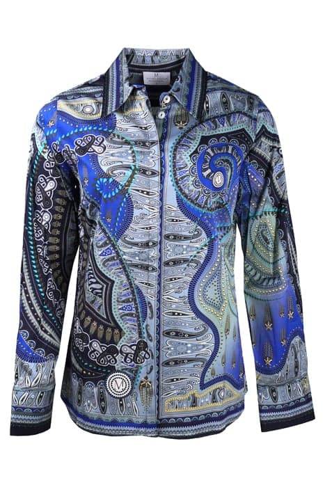 BLOUSE ST. DENIS BLUE PAISLEY by Mucho Gusto