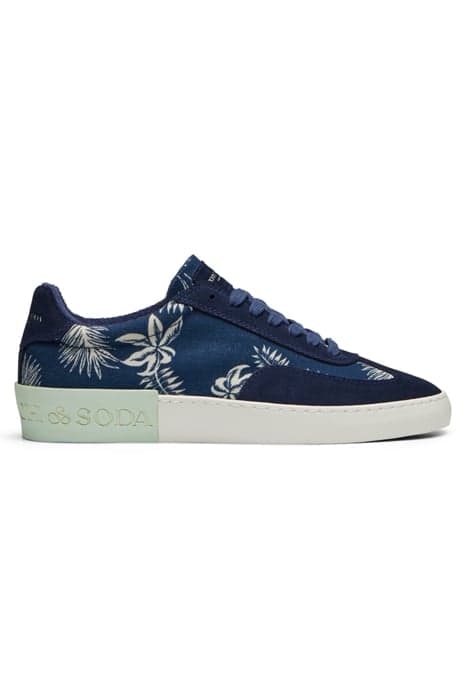 PLAKKA - SNEAKER MARINE/PALM PRINT by Scotch & Soda