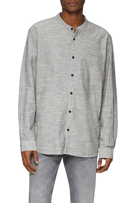 S.OLIVER-QS HEMDEN GREY/BLACK by s. Oliver