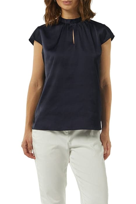 COMMA BLOUSES BLUE-MARINE by Comma