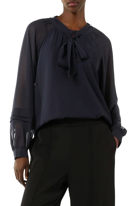 COMMA BLOUSES BLUE-MARINE by Comma