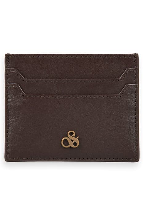 LEATHER CARDHOLDER EARTH by Scotch & Soda