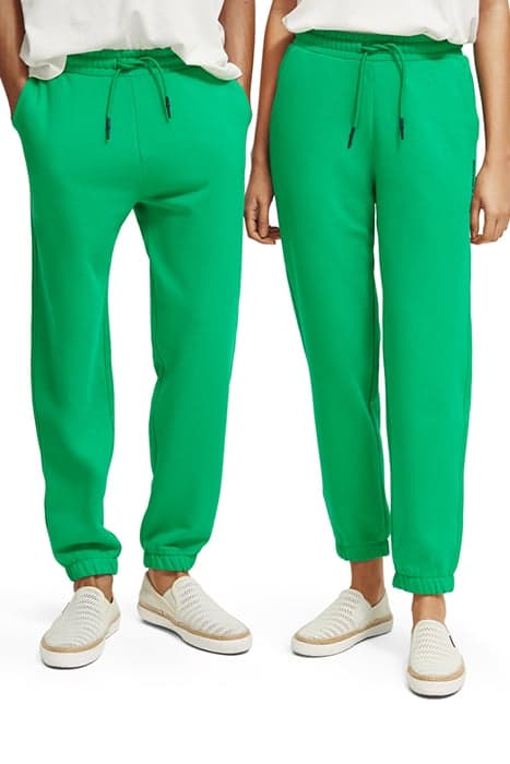 UNISEX SWEATPANT IN ORGANIC COTTON AMAZON GREEN by Scotch & Soda