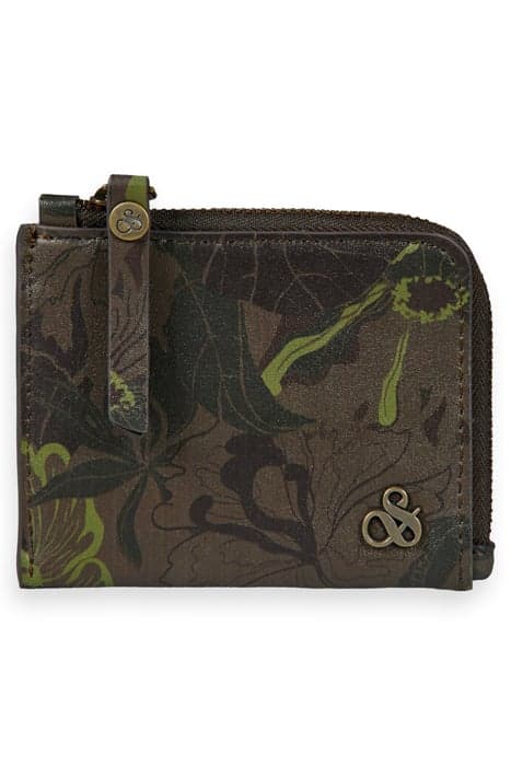 SMALL ZIP WALLET CAMO FLORAL AOP by Scotch & Soda