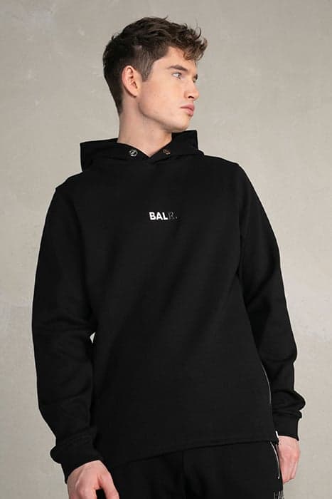 Q-SERIES STRAIGHT CLASSIC HOODIE BLACK by BALR.