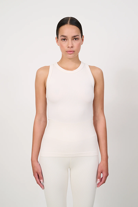 MAIA MICROMODAL SOFT RIB TANK MARSHMELLOW by Lune Active